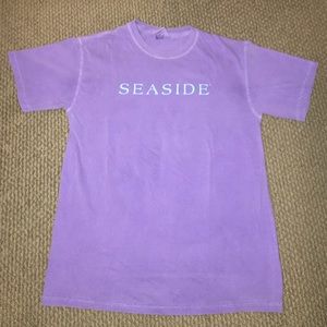 Comfort Colors purple Seaside t-shirt