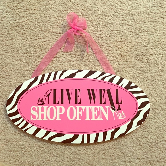 Live Well Shop Often wall decor