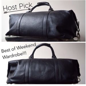 Travel Leather Bag ♥️ Host Pick ♥️ Best of Weekend