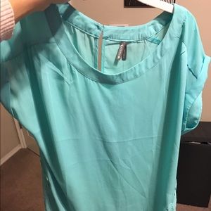 Sea green blouse