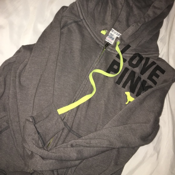 PINK zip up sweatshirt