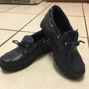 Sperry Navy Blue Ducklings size 6