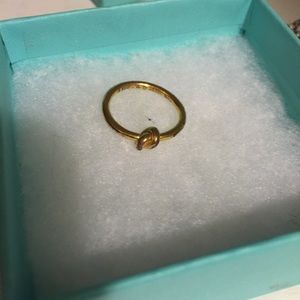 Kate spade gold knot ring