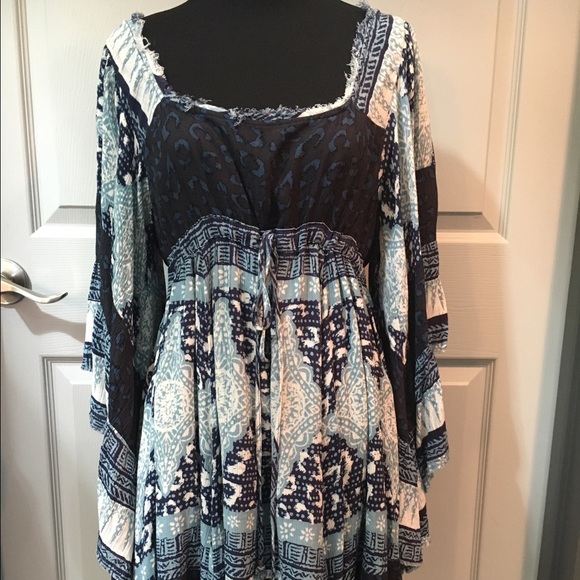 FREE PEOPLE Bell-sleeve Tunic/Dress