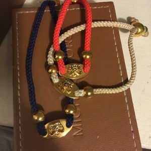 Juicy couture nautical bracelets.