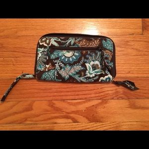 Vera Bradley Java Blue Wallet