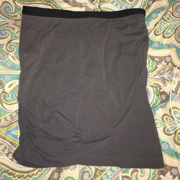 Grey Theory skirt with wrinkle wrap style