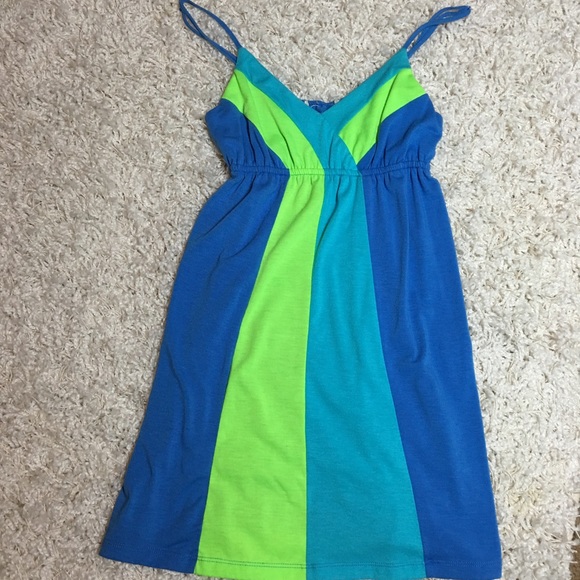 neon green and blue dress Dresses | Neon Green And Blue Dress