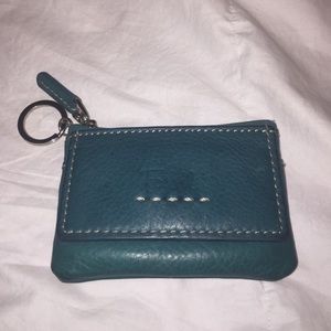 Teal FOSSIL wallet/ coin purse/ card holder