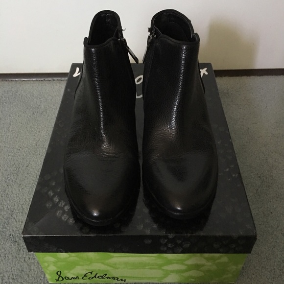 Sam Edelman leather ankle booties - Picture 1 of 4