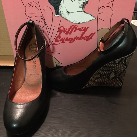 Snake wedges by Jeffrey Campbell