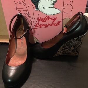 Snake wedges by Jeffrey Campbell