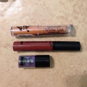 Lipstick,concealer & Eye glitter