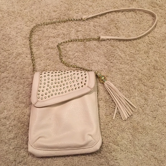 Gold and light pink purse - Picture 1 of 4