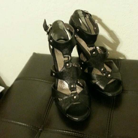 Black leather
