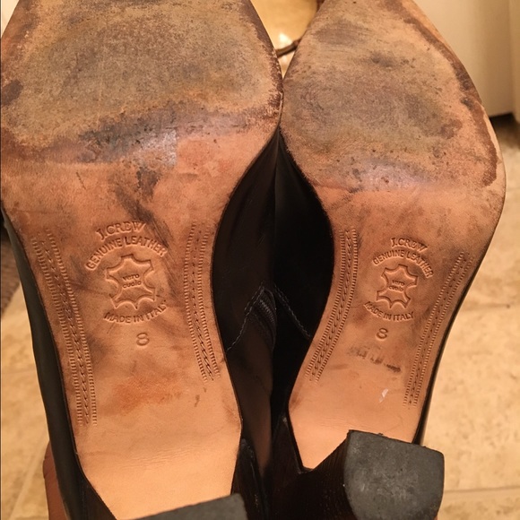 J CREW LEATHER BOOTS - Picture 3 of 4