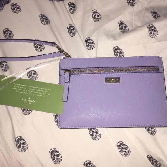 kate spade Handbags - NWT Lavender Kate Spade Wristlet