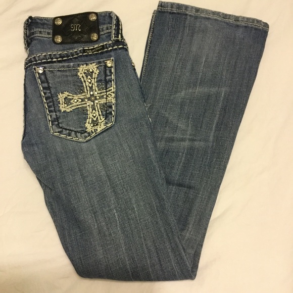 MISS ME JEANS JP51004-2R Boot distressed 25 cross