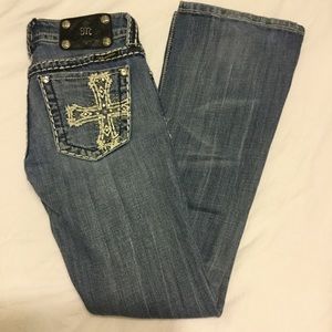MISS ME JEANS JP51004-2R Boot distressed 25 cross