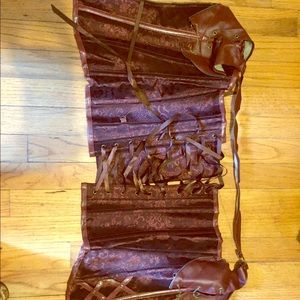 Brown corset