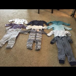 0/3 month baby boy onesies
