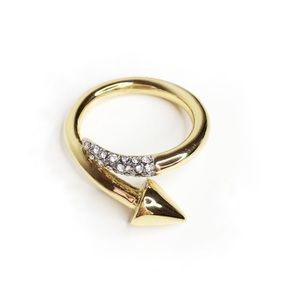 New Banana Republic Sparkle Nail Ring- Size 7
