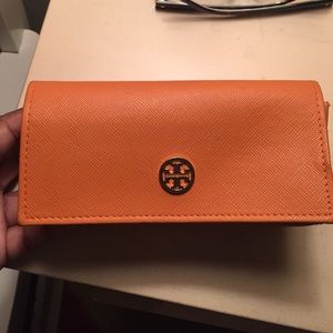 Tory burch Orange clutch bag