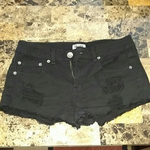 Black shorts, size 9.