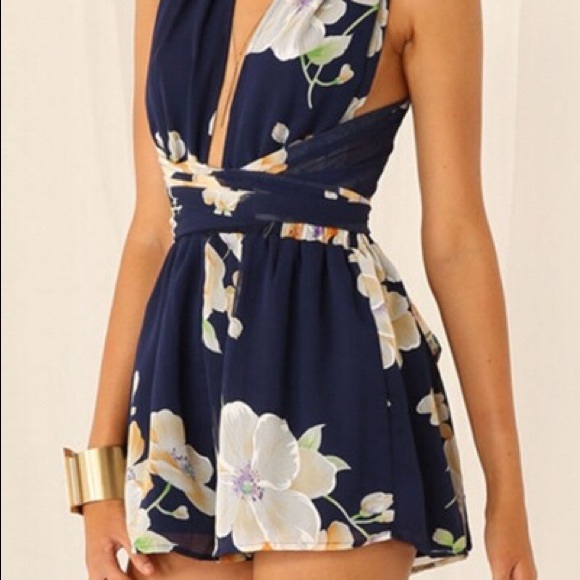 Oasap Other - Floral Romper