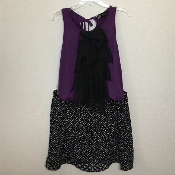 Purple Tunic with Ruffling