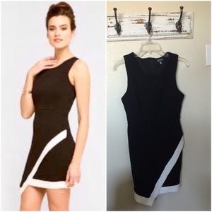 NWT classy black and white dress