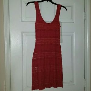 Double Scoop Lace Dress