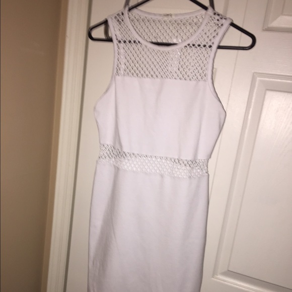 White dress mesh