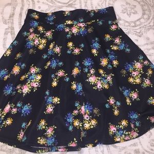 FLORAL SKATER SKIRT