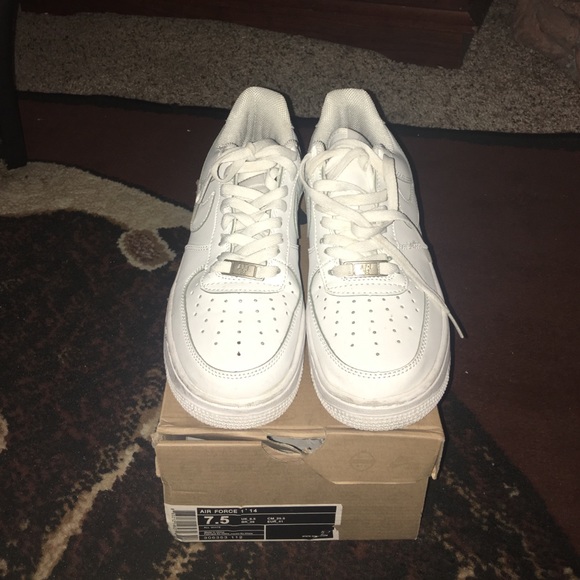 All White Air Force 1s