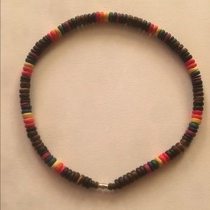 Pride wood necklace