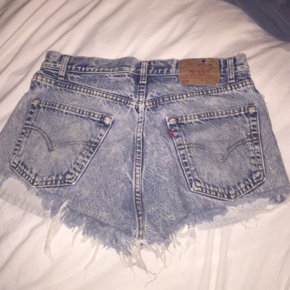 Denim shorts