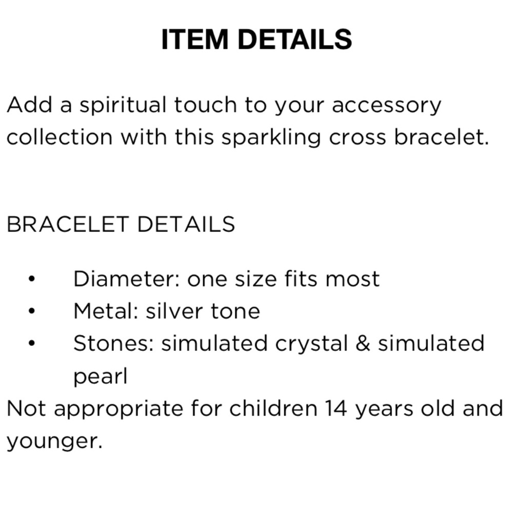 Gorgeous Cross paved crystal bracelets - Picture 5 of 6