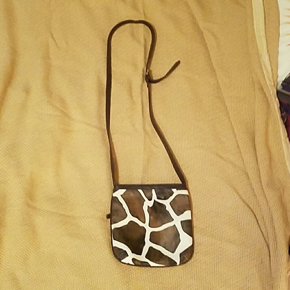 Cow Print Cross Body Purse