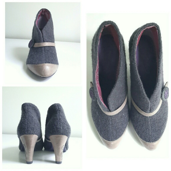 NIB Poetic Licence "Open For Business Bootie" Gray - Picture 4 of 4