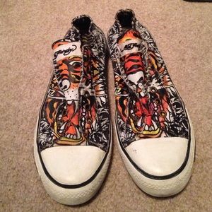 Ed Hardy slip on sneakers