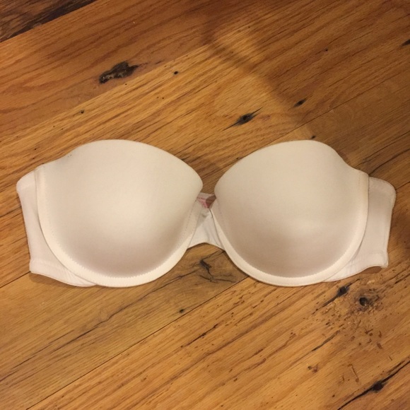 Strapless white push-up Candies bra! 36C