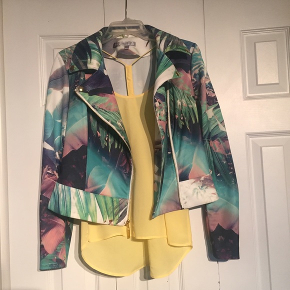 JLO Palm Scuba Moto Jacket - Picture 2 of 3