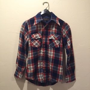 Boys Flannel Plaid Shirt