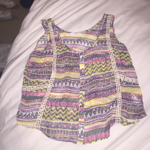 Printed tank top (lush)