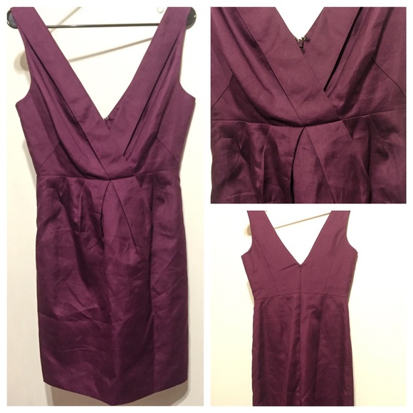 ✨Sale!✨J Crew Purple V-Neck Dress