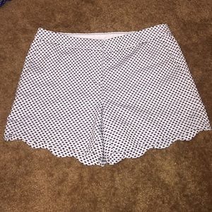 Cynthia Rowley scalloped shorts