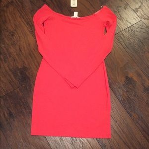Hot Pink bodycon forever 21 dress