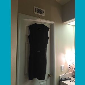 Ellen Tracy black peplum dress