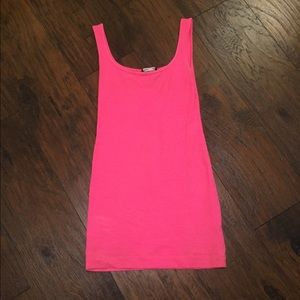 Hot pink bodycon H&M dress